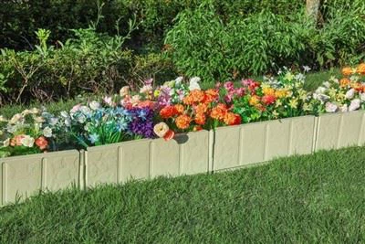 Biên giới kim loại sân vườn